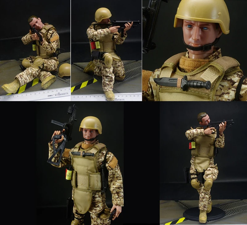 Фигурка солдата спецназа 1:6 военная Набор фигурок профессиональная модель