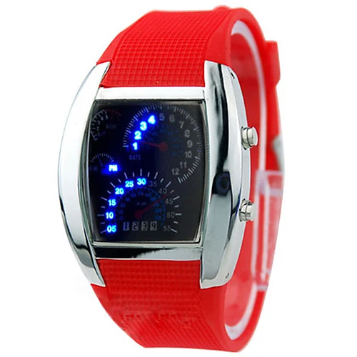 Fashion Men Watch Women's Sport Clock LED Dashboard Pattern Dial Digital Wrist Gift New reloj hombre | Наручные часы
