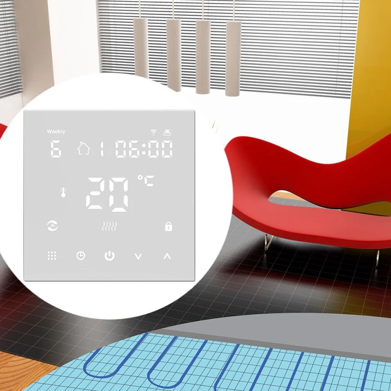 

WiFi Smart Thermostat Temperature Controller Electric Floor Heating System Thermostats Digital Underfloor Electric Heating Smart