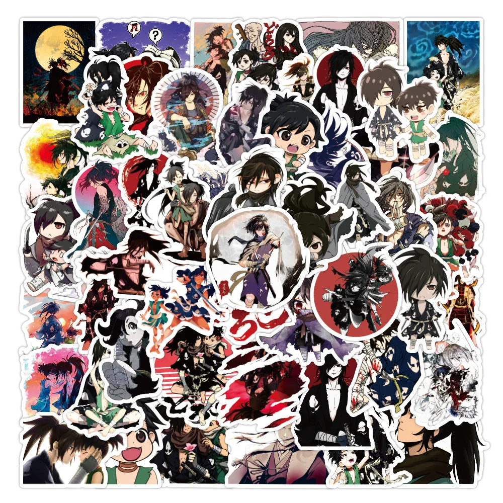 

10/30/50PCS New Dororo Graffiti Stickers Waterproof Luggage Laptop Scooter Water Cup Helmet Stickers Wholesale