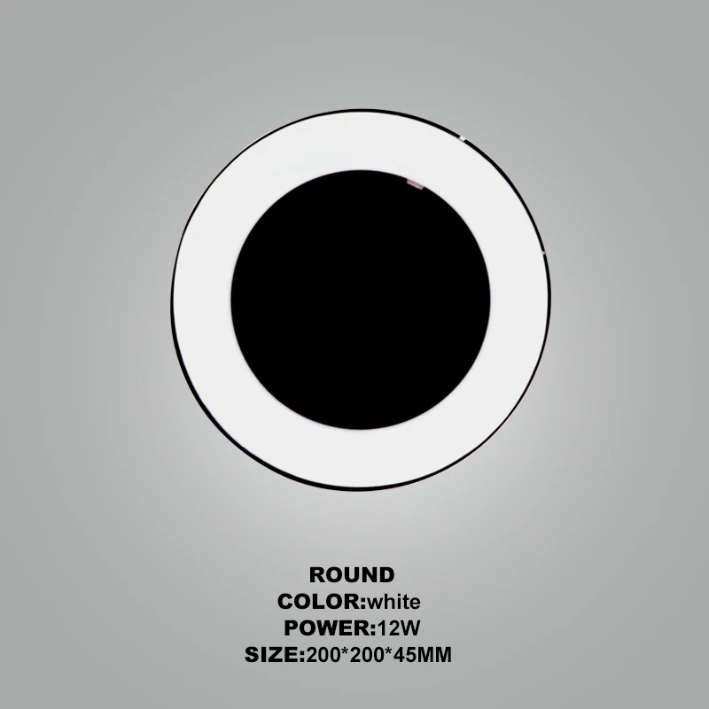 12 Вт светодиодный настенный светильник алюминиевый квадратный круглый