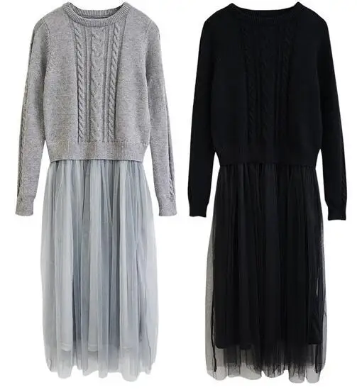 2020 элегантное платье с длинным рукавом рождественское для женщин Осеннее