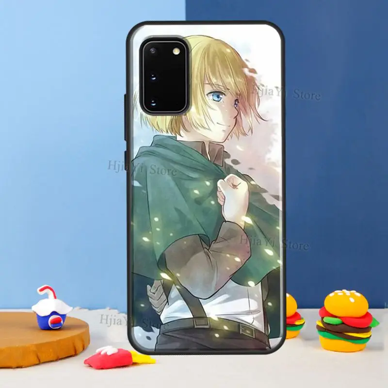 Armin Arlert Attack on Titan Case For Samsung Galaxy S21 Ultra Note 20 9 10 S10e S8 S9 S10 Plus S20 FE Back Cover | Мобильные