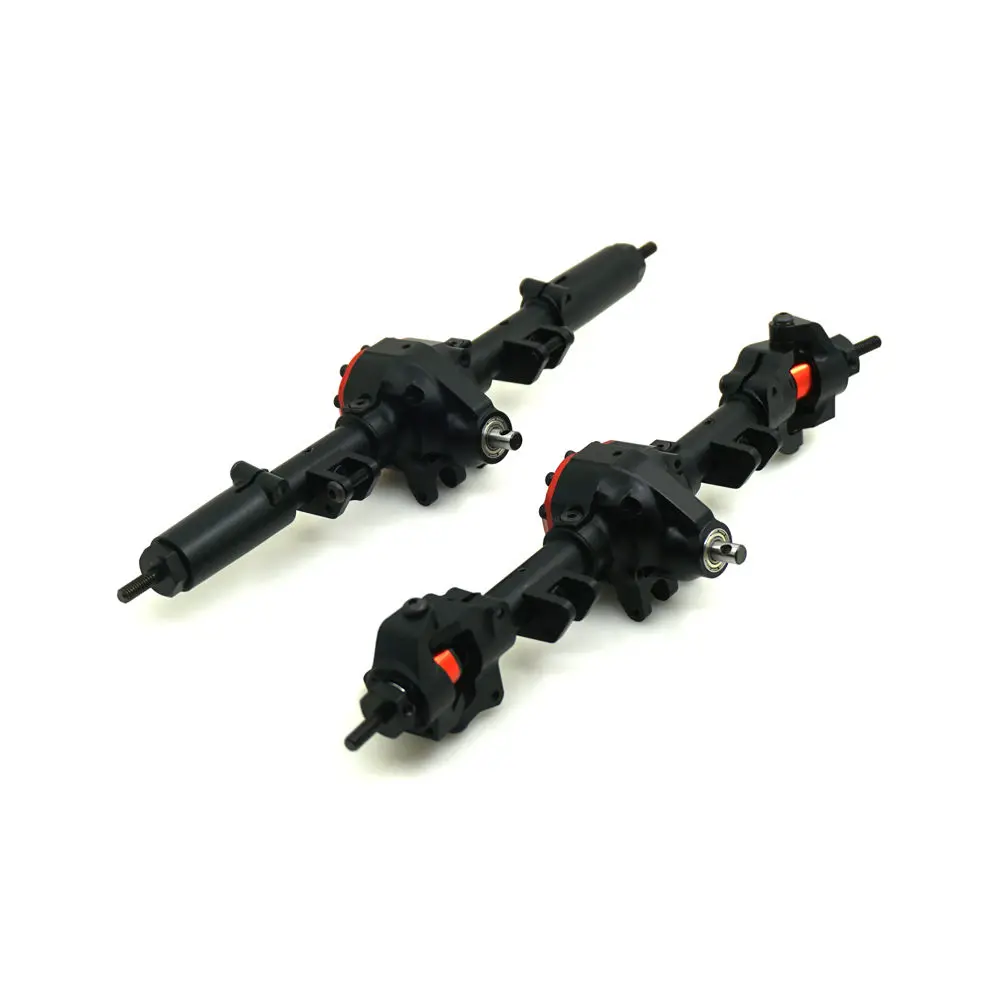 YEAHRUN Сплав передний задний мост Набор для RC автомобилей осевой SCX10 II 90046 90047 джип рок детали гусеничного трактора Модернизированный