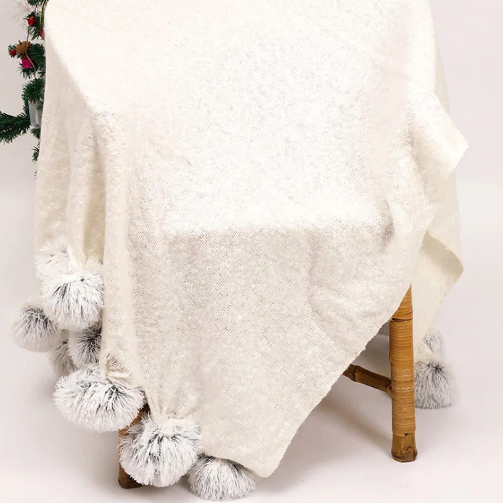 売却 レジャーブランケット,室内装飾品,タッセル付き,柔らかい毛布,リビングルームのソファカバー