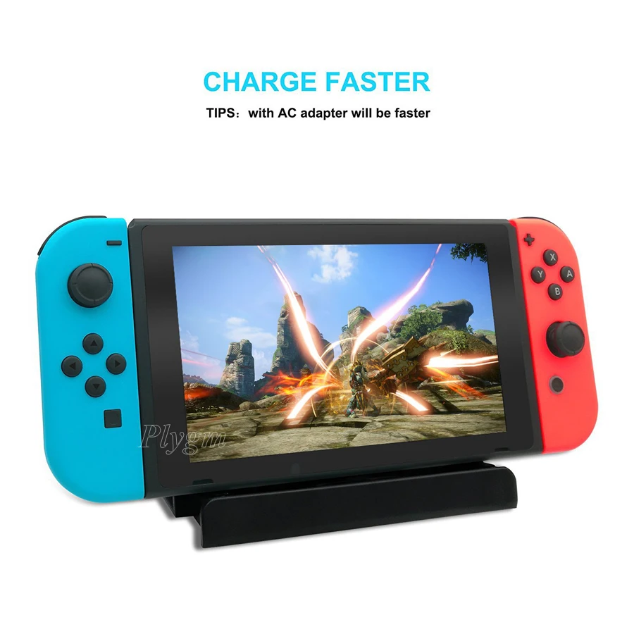 Аксессуары для переключателей, usb-зарядное устройство, подставка для nintendo Switch, зарядная док-станция, консоль type-C, держатель для nintendo switch