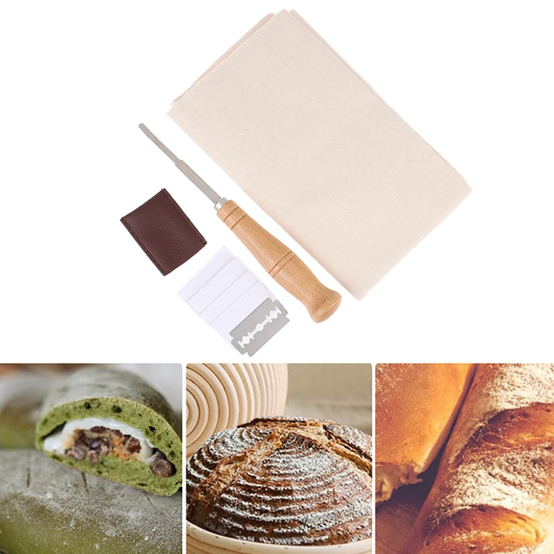 1 Набор Резак для хлеба французские тоы Кухонные гаджеты деревянная ручка