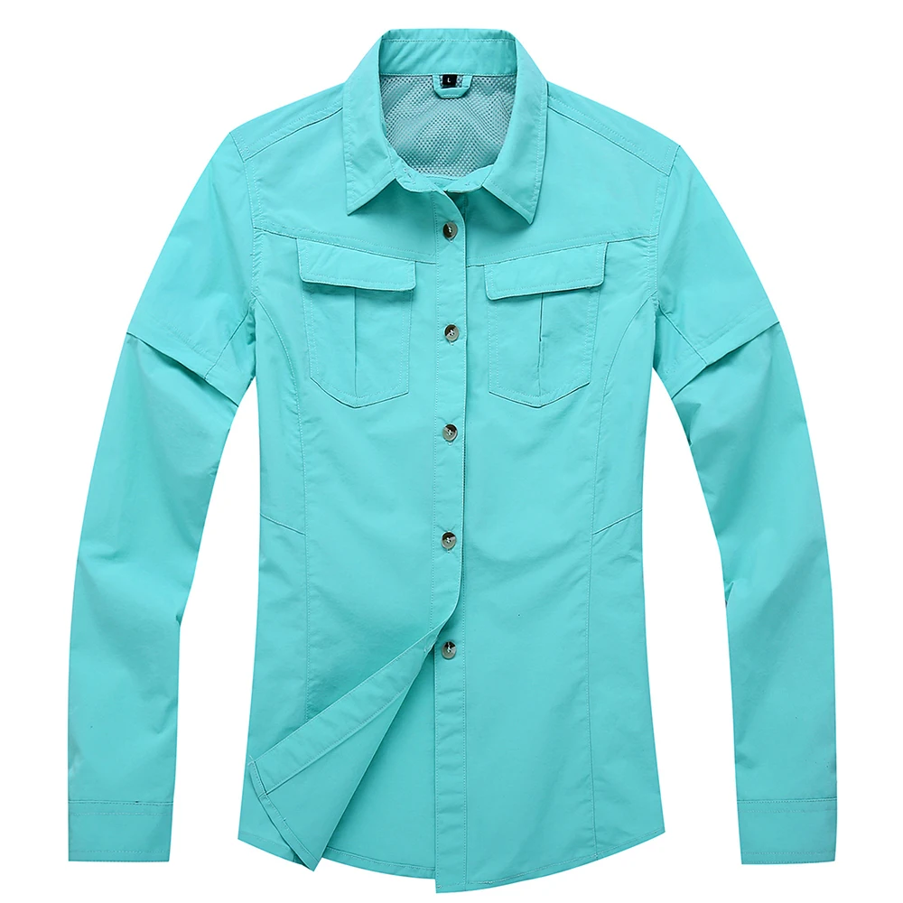 Facecozy женская уличная рубашка для рыбалки Женская быстросохнущая куртка походов