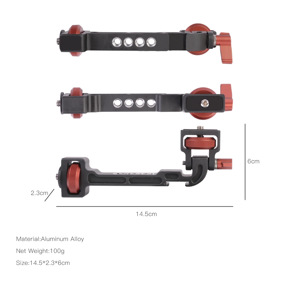 Поворотный кронштейн GROOT II для светильник монитора ZHIYUN WEEBILL 2/S Crane 3S/2S/3 DJI RS2/RSC2 RONIN
