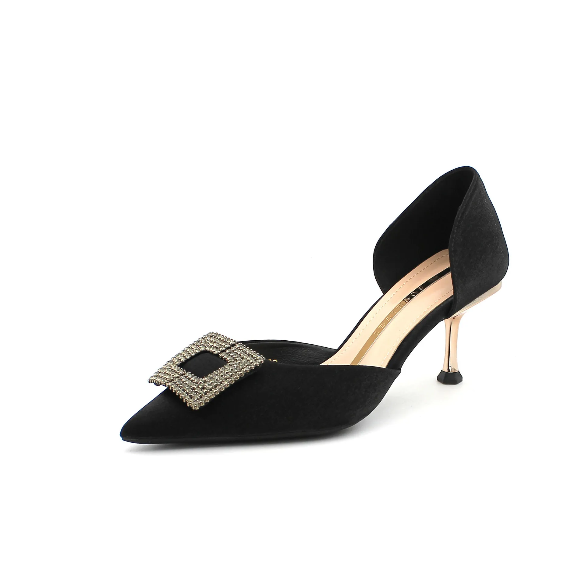 

One word with hollow high heels pointed toe stiletto spring and autumn hot style hollow sandals 6cm heel