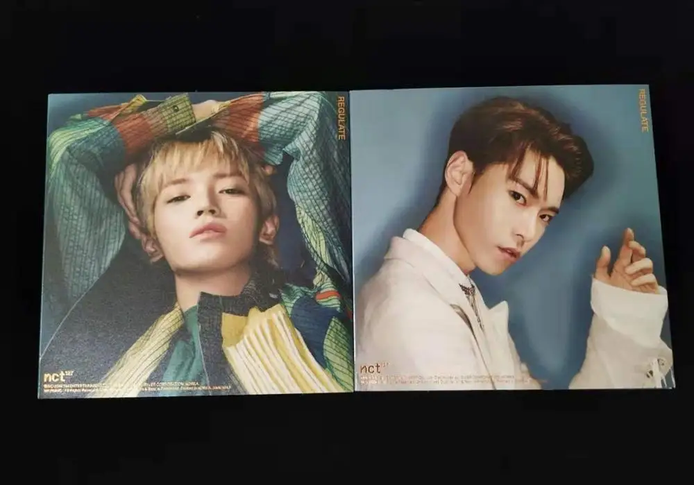 Подписанный NCT 127 NCT127 autographed1st следующий альбом регулирует CD + фото Обложка выбрана