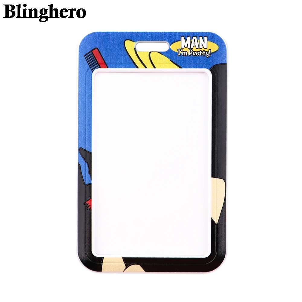 Брелок CB452 мужской на шею крутой мультяшный ремешок для ключей удостоверения