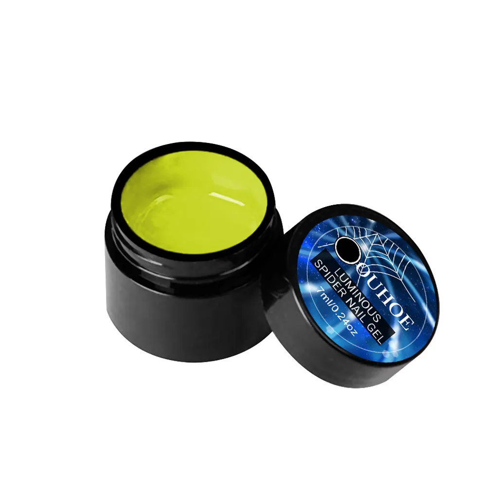 Гель лак для ногтей серия флуоресцентных неоновых светящихся гель лаков в