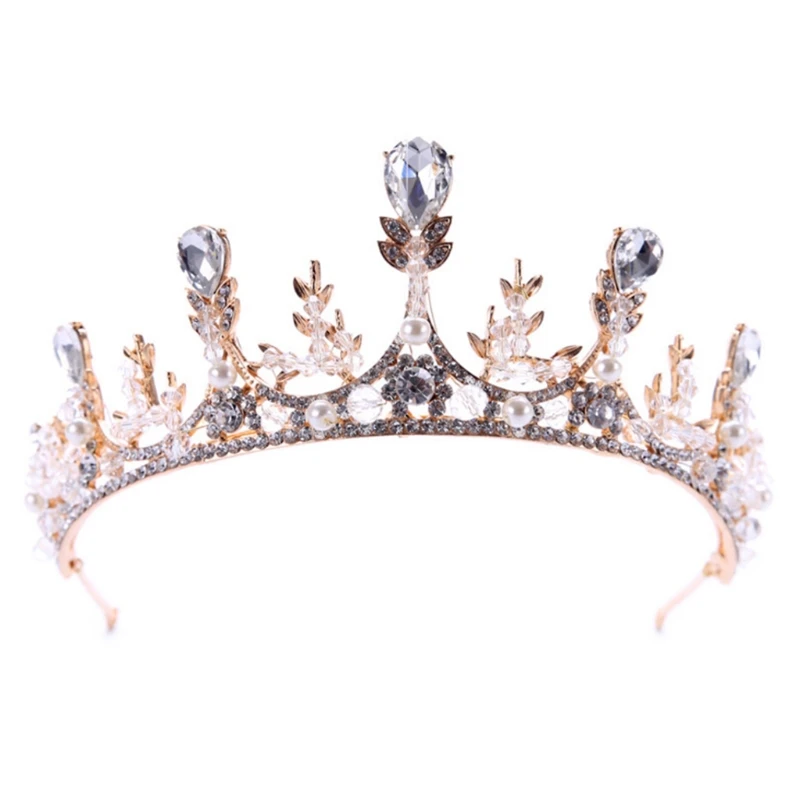 

Bride Crown Luxury Vintage Headwear Women Jewelry Wedding Princess Tiara Decor