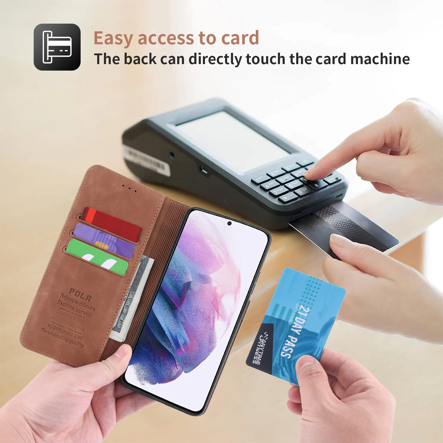 

Leather Wallet Case For Samsung Galaxy S21 S20 Ultra S10 Plus A21S S20FE A12 A32 A42 A52 A72 A10E A20E A11 A21 A51 A71 A10S A20S