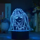 Date A Live Tobiichi оригами Милая лампа многоцветсветильник подарок декор для спальни 3D светодиодный подарок для детей японское аниме Waifu Манга