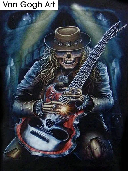 Полный квадратный и круглый 5D DIY Алмазная картина подарок на Хэллоуин животное