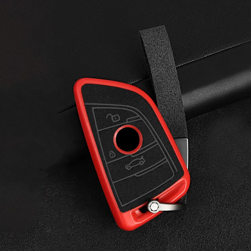 Новинка 2019 чехол для автомобильного ключа из пластика и кожи BMW X1 X3 X4 X5 X6 F48 F10 F39 F30