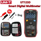 Умный Автоматический цифровой мультиметр UNI-T UT123D, тестер емкости, сопротивления, переменногопостоянного тока, RMS