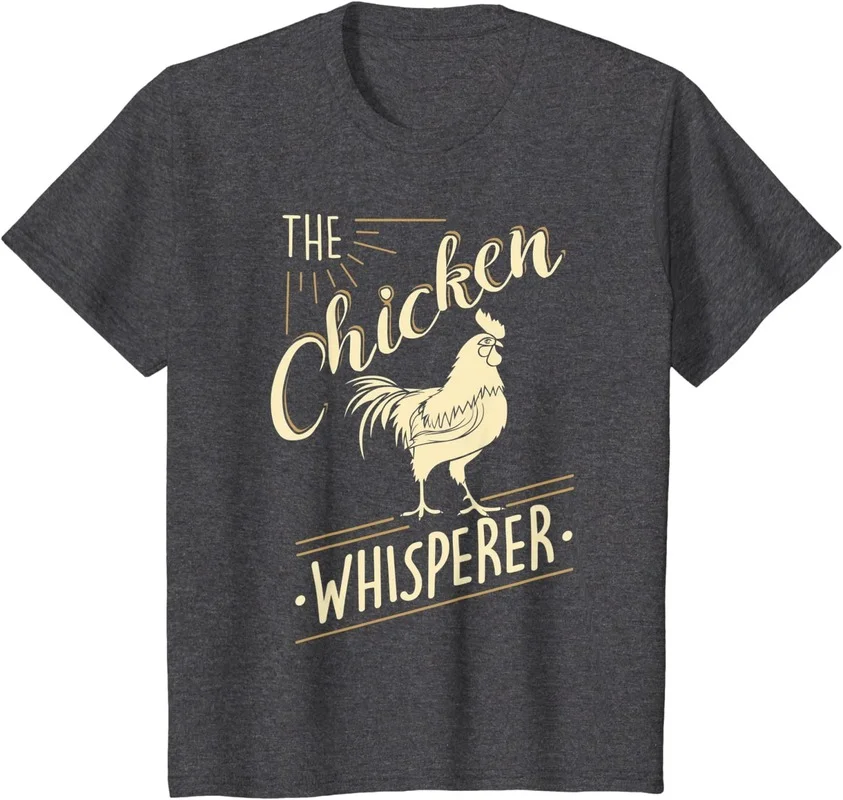 

The Chicken Whisperer Funny Chicken Lover Farming T-Shirt Tshirt Karate Graphic Tees Tee Shirt Unisex Harajuku Shirt Male