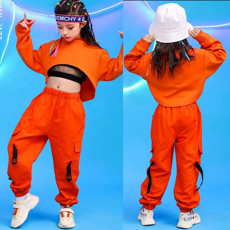 Детская одежда в стиле хип-хоп свитшот топ укороченные штаны для бега
