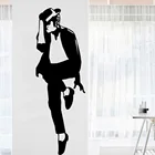 Майкл Джексон, настенные наклейки, обои, виниловые съемные украшения для детской комнаты, декоративные наклейки, фрески