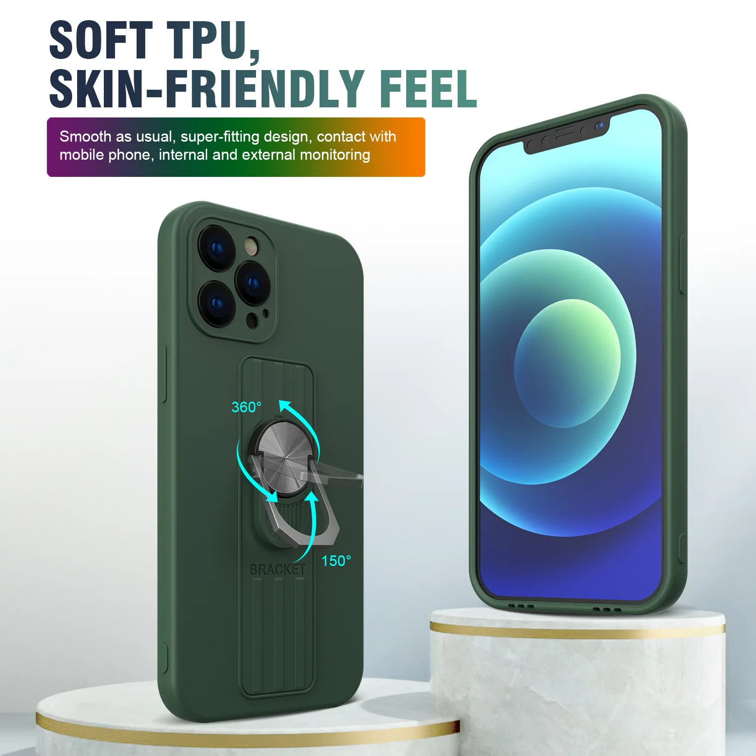 

Luxury Magnetic Ring Holder Phone Case For Samsung Galaxy A12 A22 A32 A42 A52 A72 A82 A51 A71 5G XCOVER 5 A03S Stand Cover