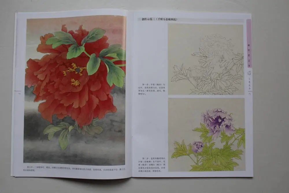 Справочная книга для начинающих с китайской живописью gongbi 1 шт. | Канцтовары офиса