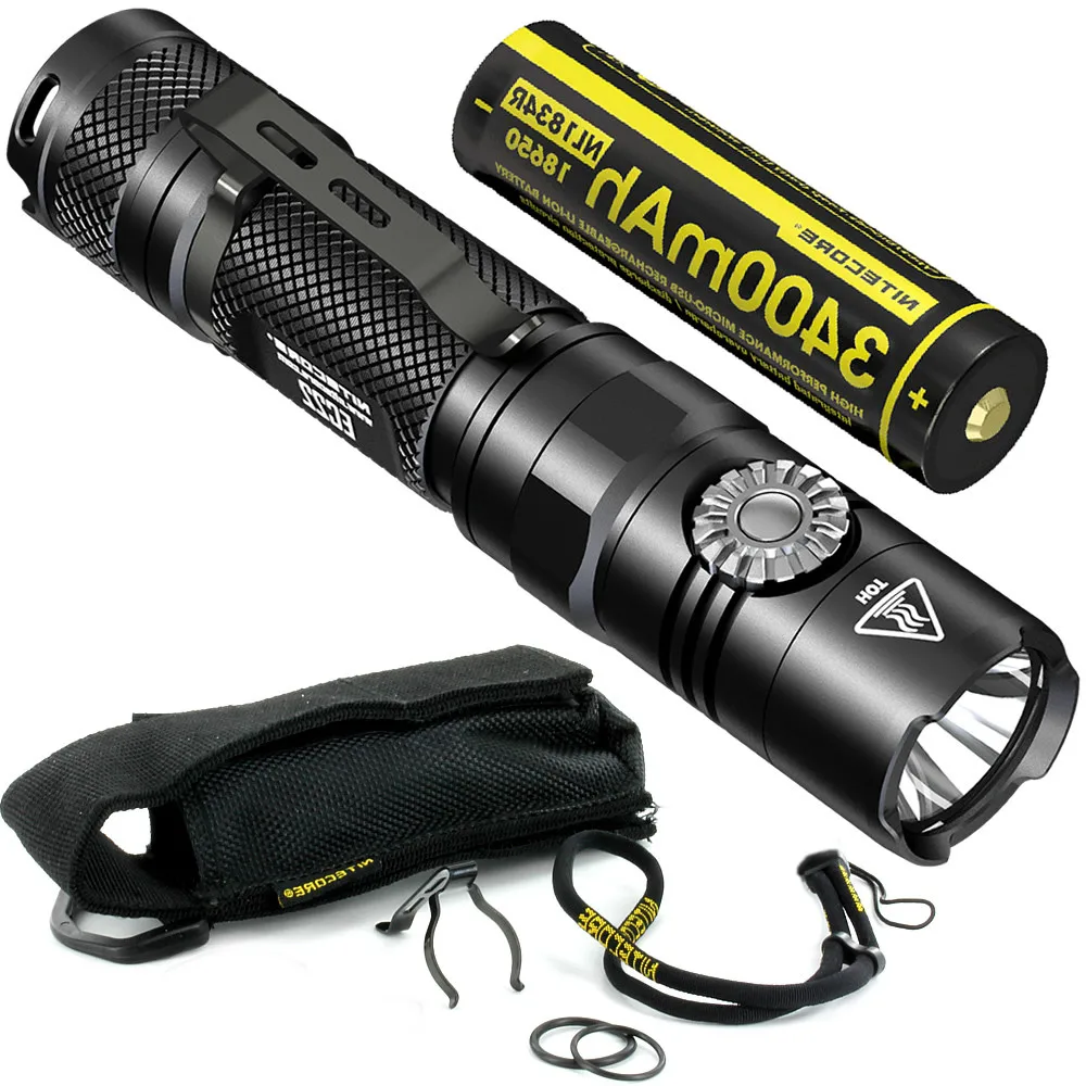 NITECORE EC22 фонарик с яркостью водонепроницаемый уличный фонарь для кемпинга охоты +