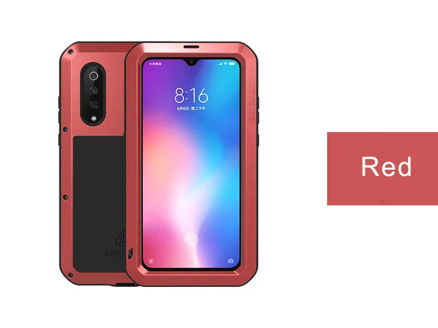 Защитный Алюминиевый металлический чехол для Xiaomi Mi 9 8, сверхпрочный защитный противоударный чехол из закаленного стекла для Xiaomi Mi 9 8 Max 2 3
