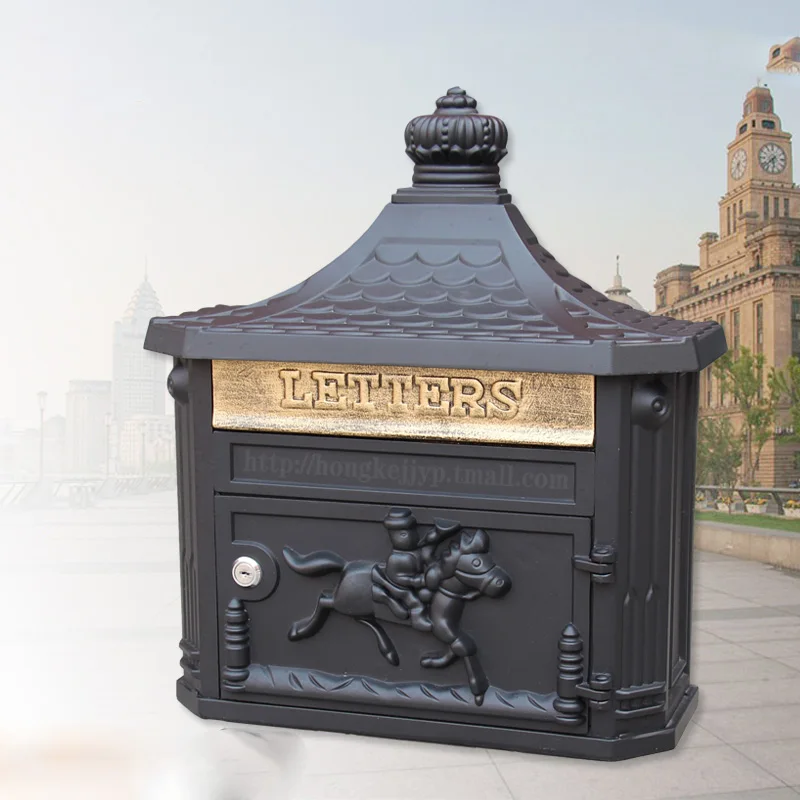Европейская вилла комьюнити почтовый ящик Ретро замок буквенная коробка