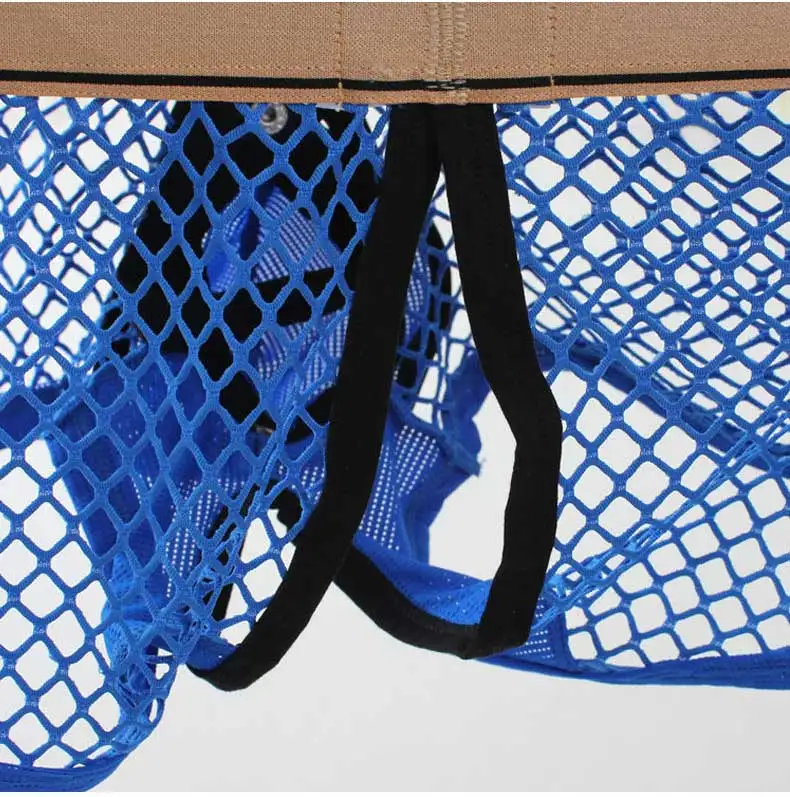 Сексуальное мужское нижнее бельё шорты боксеры из модала Cuecas открытая