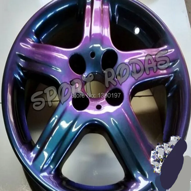 Китайский поставщик 86082 пигменты хамелеоны меняющие цвет пудры для