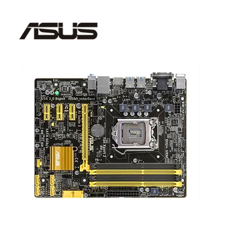 Для Asus H87M-E настольная материнская плата H87 LGA 1150 для Core i7 i5 i3 DDR3 SATA3 USB3.0 HDMI Mini-ITX