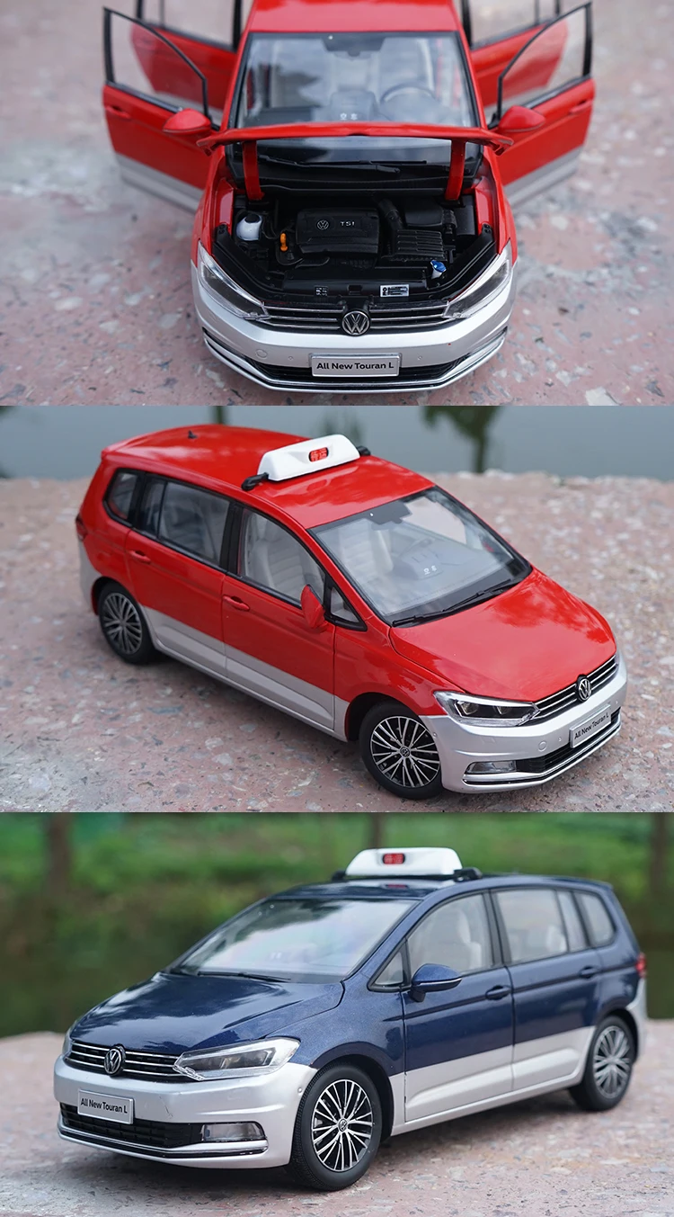 Изысканный подарок 1:18 Touran L сплава модель, моделирование литьем под давлением металлическая модель автомобиля, коллекция украшения