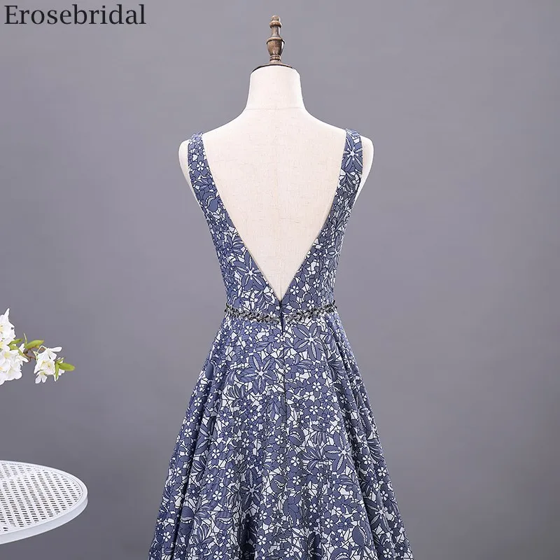 Erosebridal элегантное платье с цветочным принтом A-Line выпускного вечера 2020