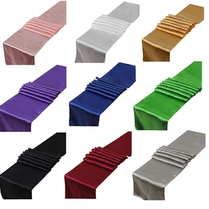 1 шт. 30x275 см 22 цвета атласные настольные дорожки для украшения свадебной вечеринки Современная скатерть для стола новогодние товары для украшения дома