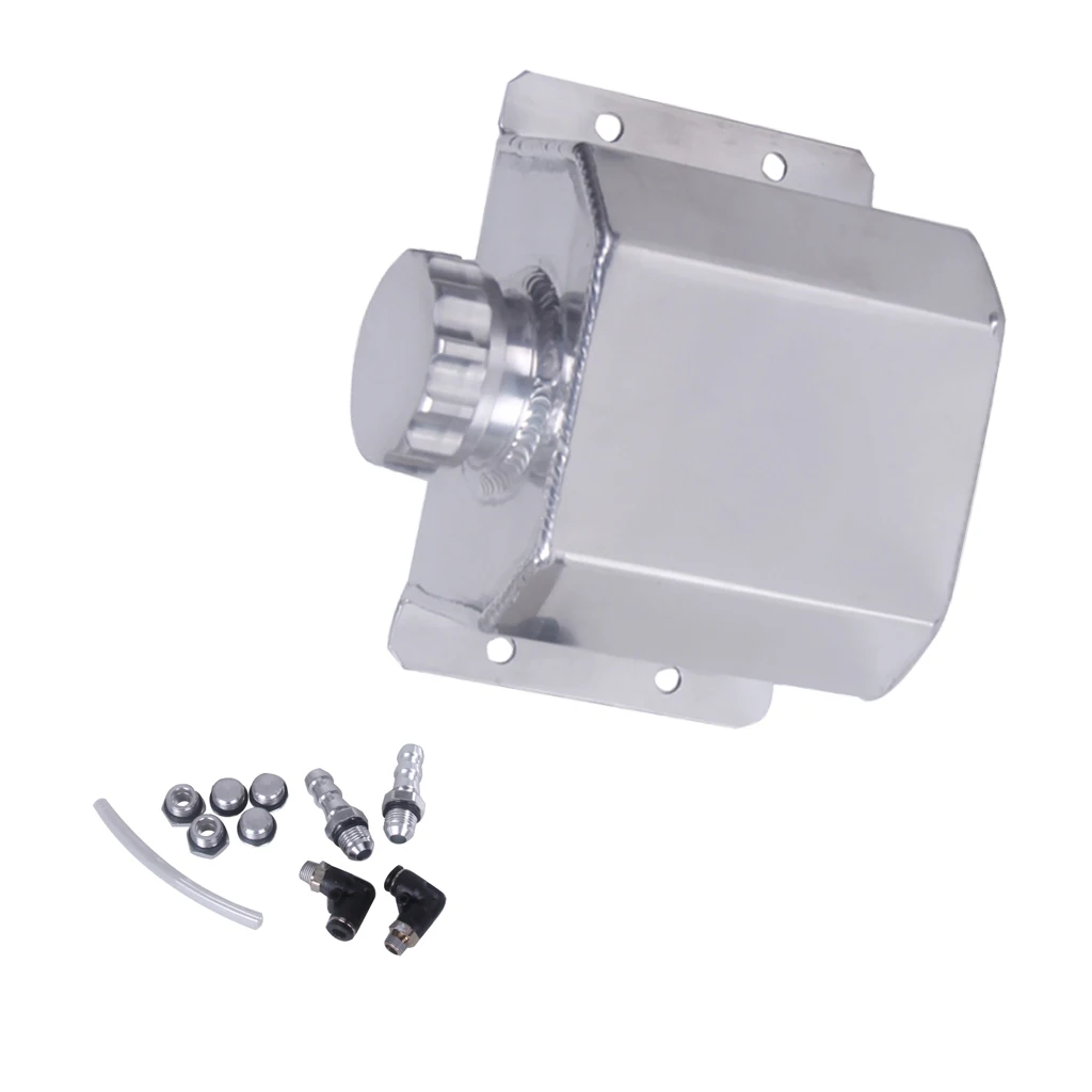 

1L Expansion Tank Coolant Tank Coolant Reservoir Water Cooling, Silver