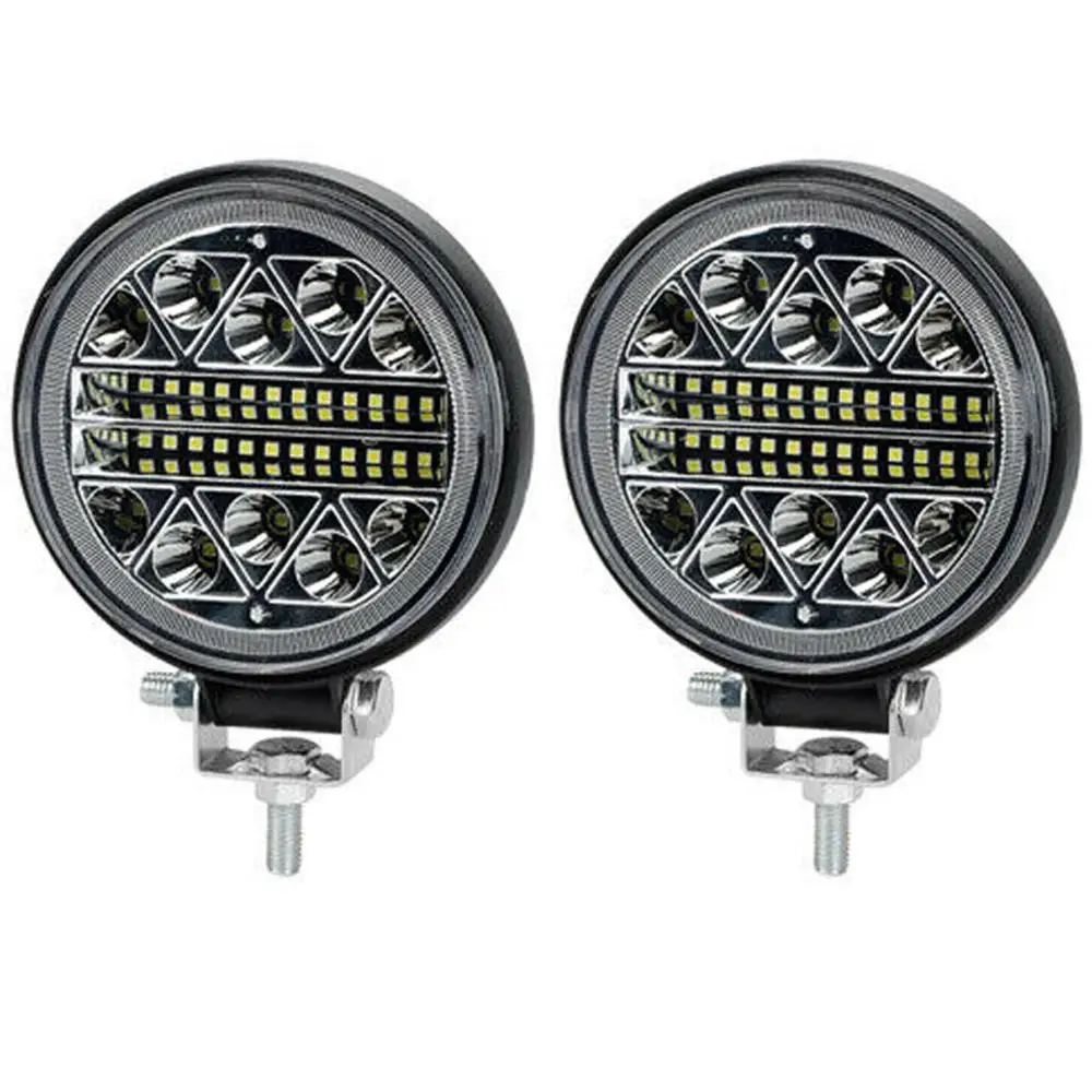 

2PCS 102WLED Work Light LED Car Front Fog Light 12V 24V For Truck SUV 4X4 4WD Engineering Headlights Off-road LED Round Headlamp