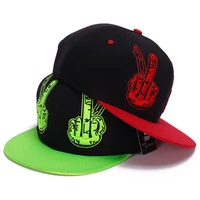 new arrival middle finger gesture baseball cap embroidery men women hip hop snapback personality rebound dad hat gorras ep0095