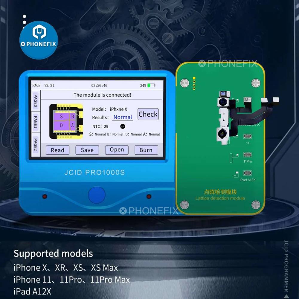 JC точечная матрица обнаружения JCID Pro1000S матричный гибкий кабель для iPhone X-11