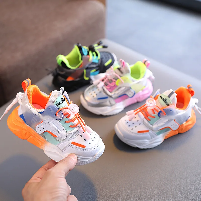 

Children Running Shoes Fashion Kids Shoes Boys Sneakers Girls Sport Shoes Trainers Casual Breathable Baby Toddler Shoes