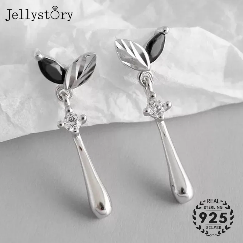 Женские серьги подвески из серебра 925 пробы с фианитами|Серьги-подвески| |