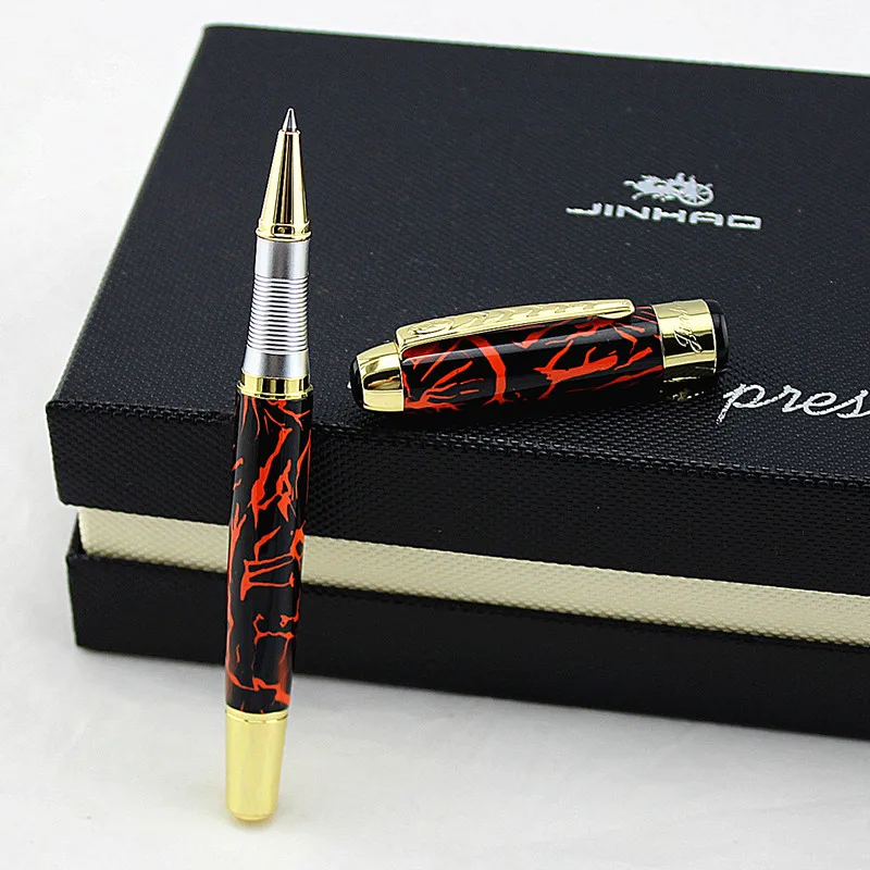 Jinhao Ручка 250 Роскошная Шариковая ручка для письма с золотым зажимом