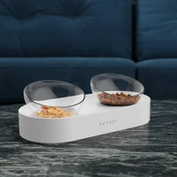 original petkit pet bowl feeding dishes adjustable double feeder bowls water cup cat bowls drinking bowl from xiaomi youpin