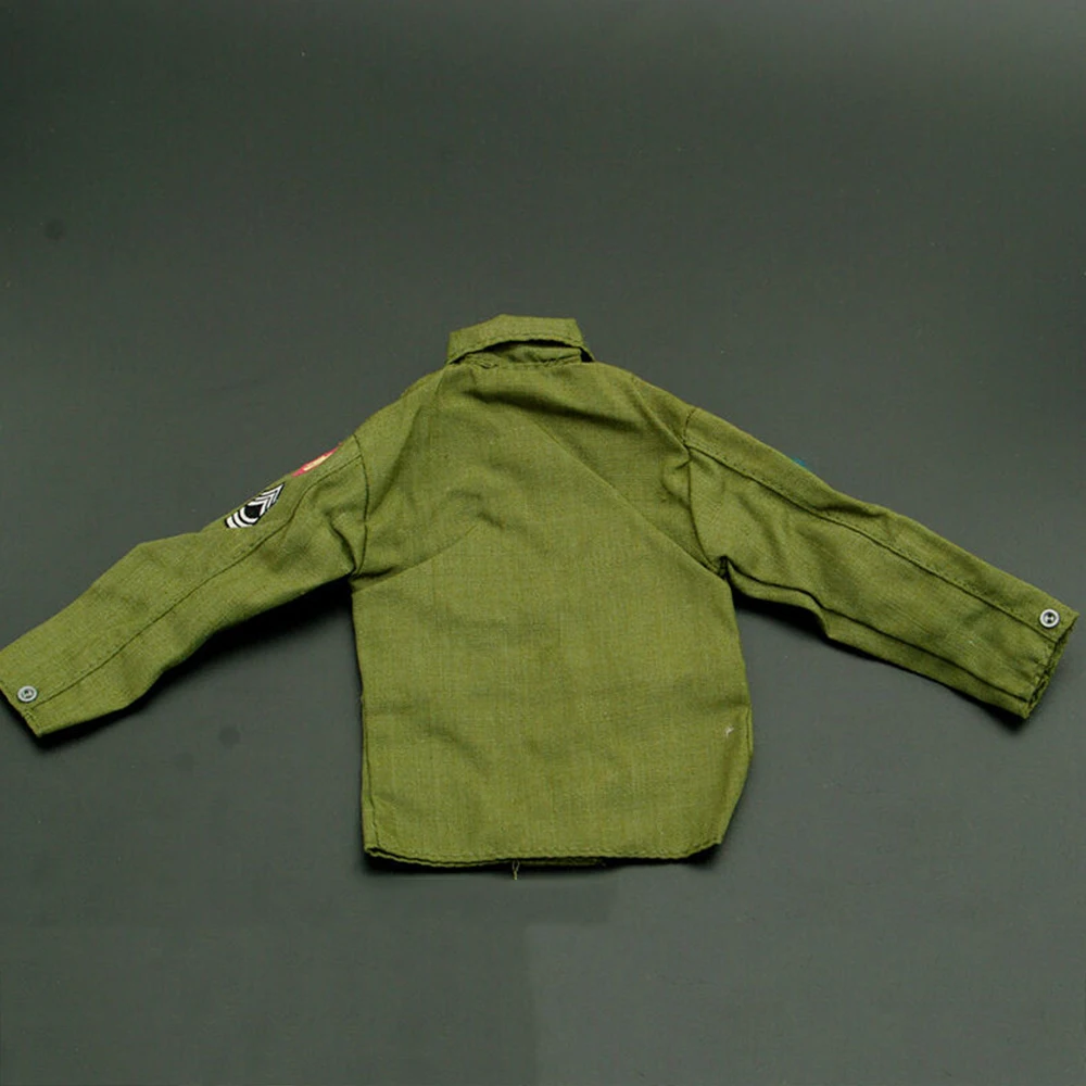 Дракон 1/6 WWII США Солдат Рисунок Армейский Зеленый рубашка куртка верхняя одежда