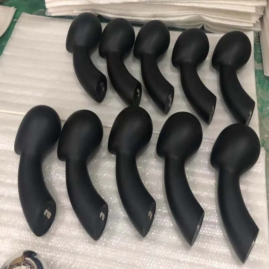 Голова-манекен из стекловолокна глянцевая белая черная серебряная золотая