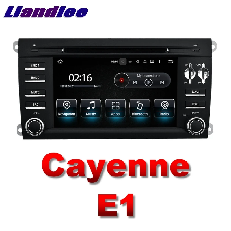Автомобильный мультимедийный плеер Liandlee NAVI для Porsche Cayenne E1 2002 ~ 2010 автомобильная