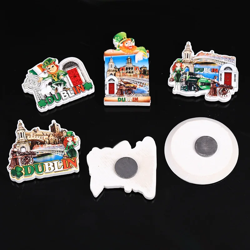 Дублин Ирландия холодильник сувенирные магниты 3d резиновый наклейка домашний