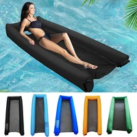 inflatable floating lounge water hammock float mattress swimming pool bed sec88